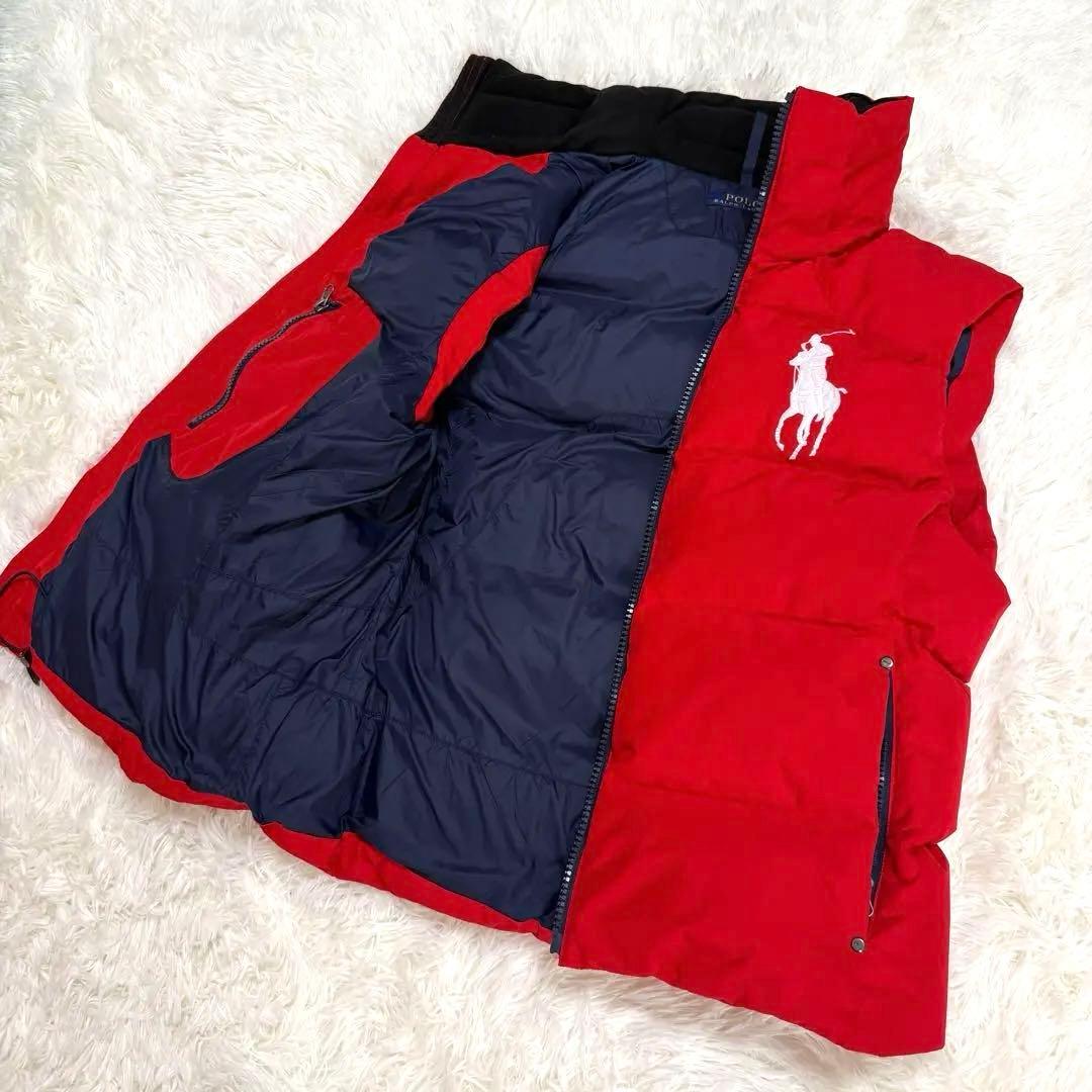 しょー様✨ポロラルフローレン ダウンベスト ビッグポニー刺繍 ML相当