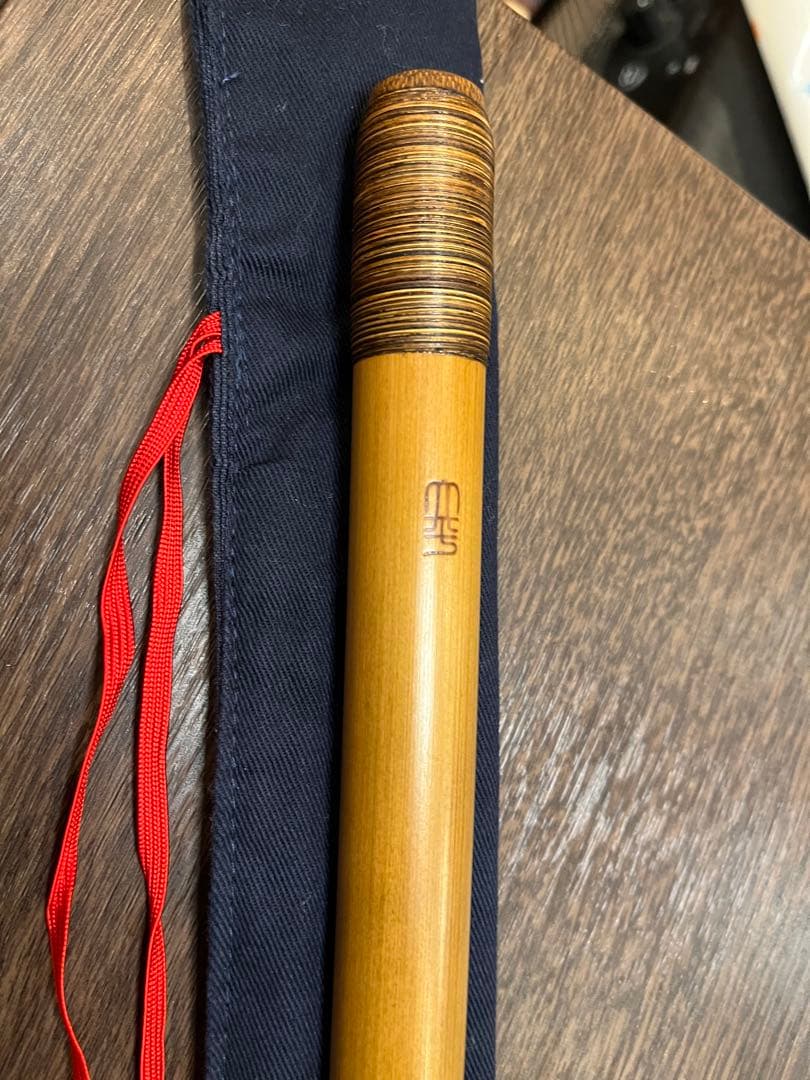 篠笛 立平 8本調子 唄物（ドレミ調）・天地巻き菅 七穴