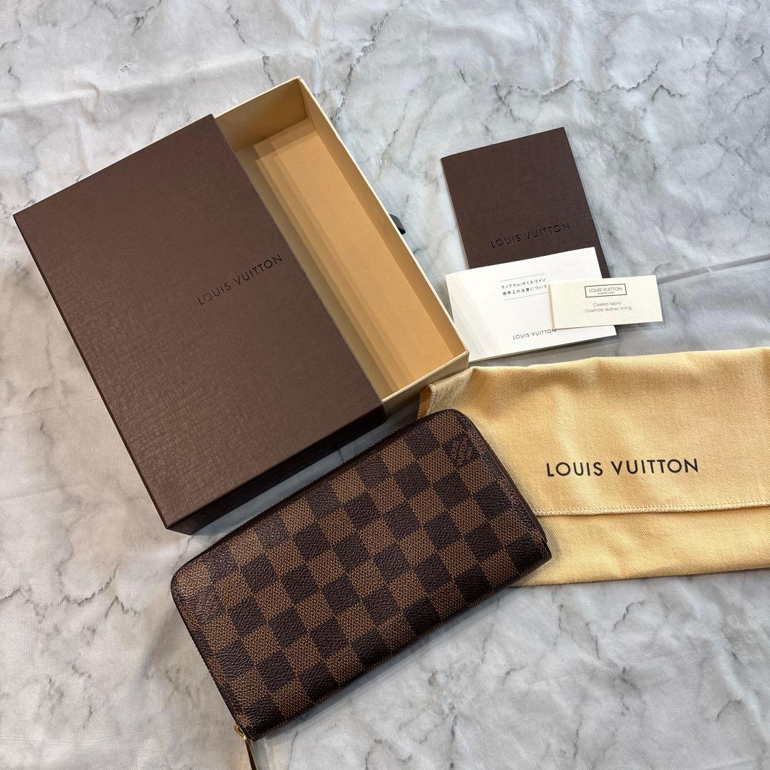 LOUIS VUITTON ダミエ ジッピー長財布
