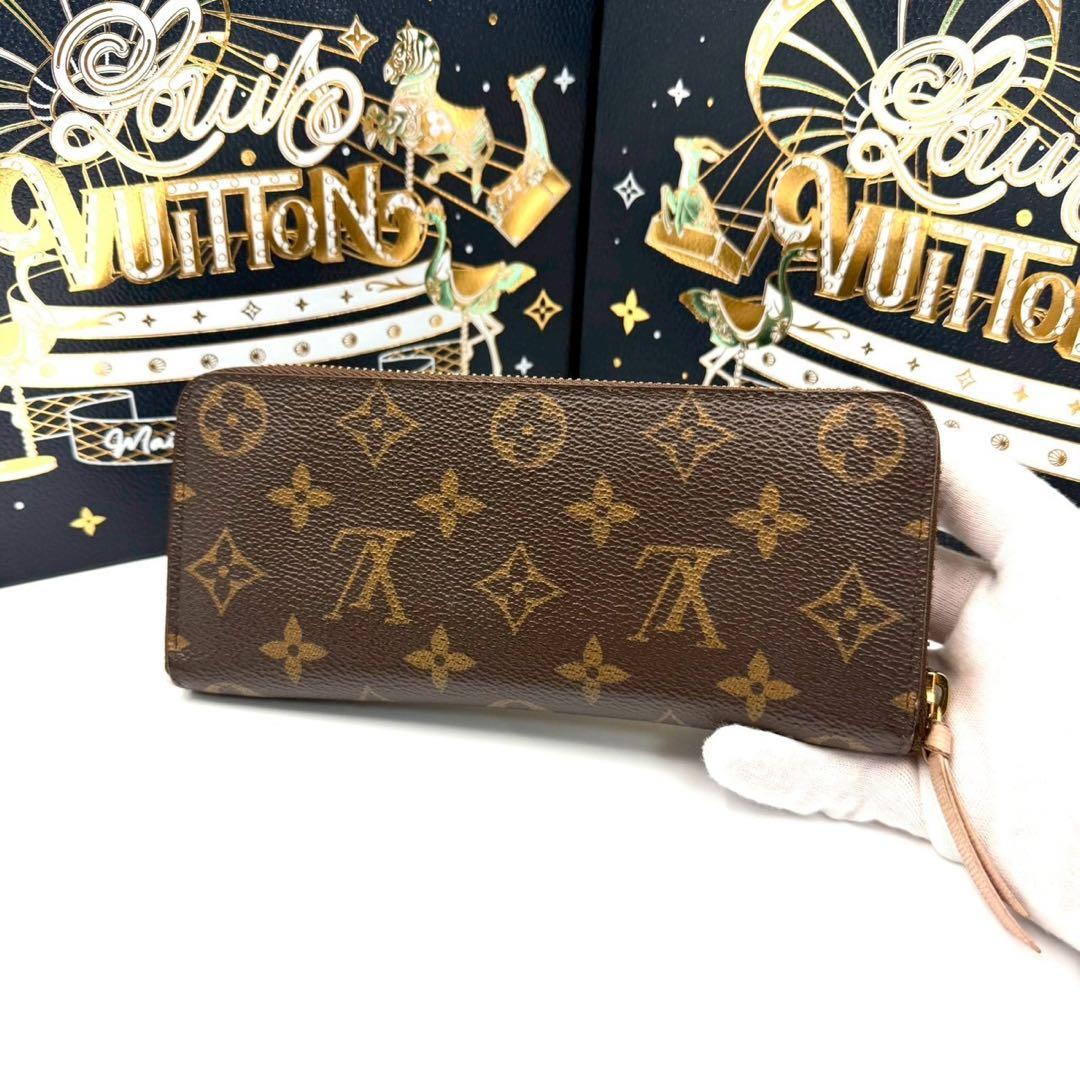 ルイヴィトン ポルトフォイユ クレマンス ローズバレリーヌ ラウンドファスナー