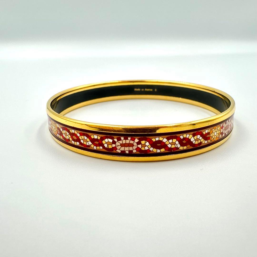 HERMES エルメス バングル ブレスレット エマイユ