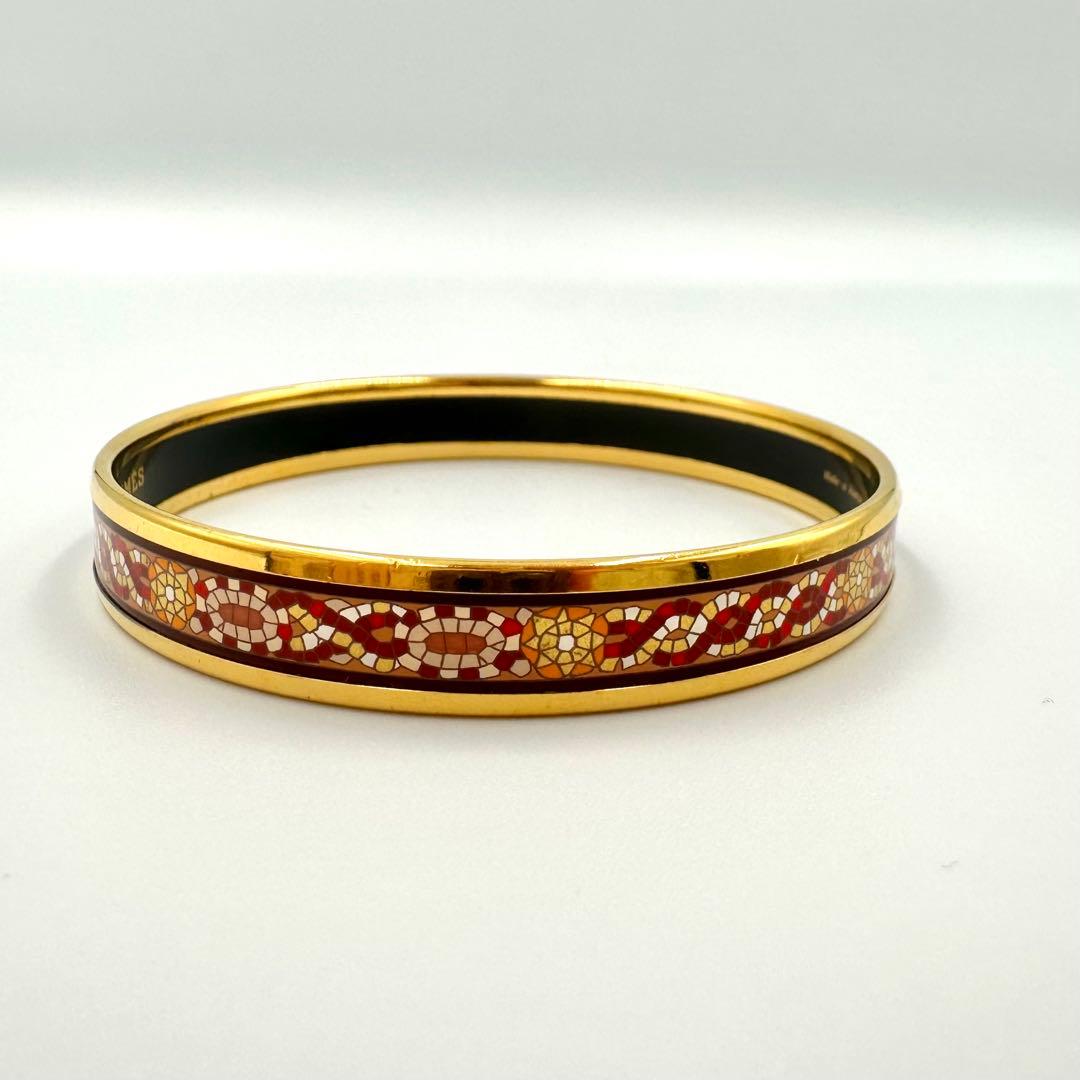 HERMES エルメス バングル ブレスレット エマイユ