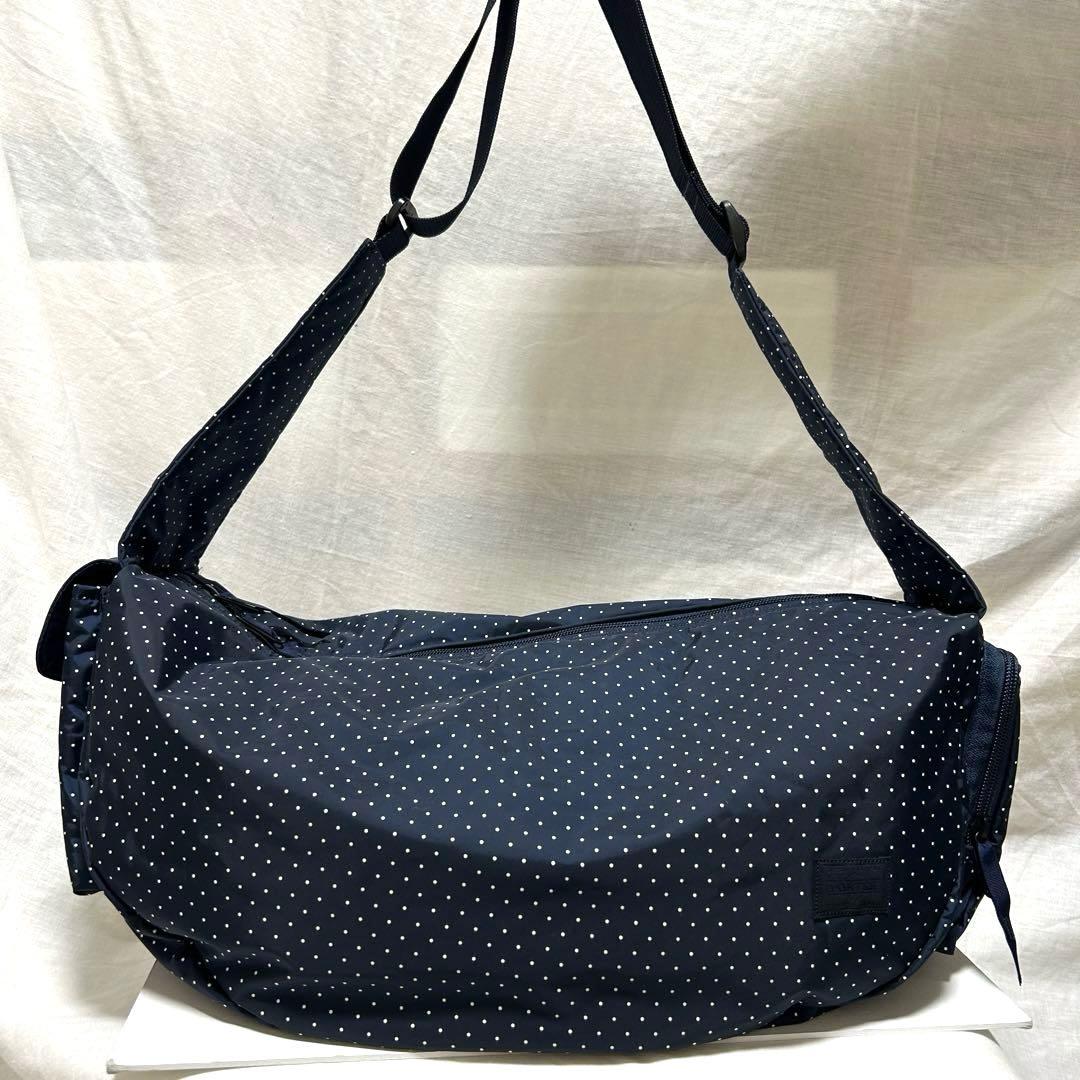 希少　美品　HEAD PORTER ポーター　ショルダーバッグ　ドット　水玉