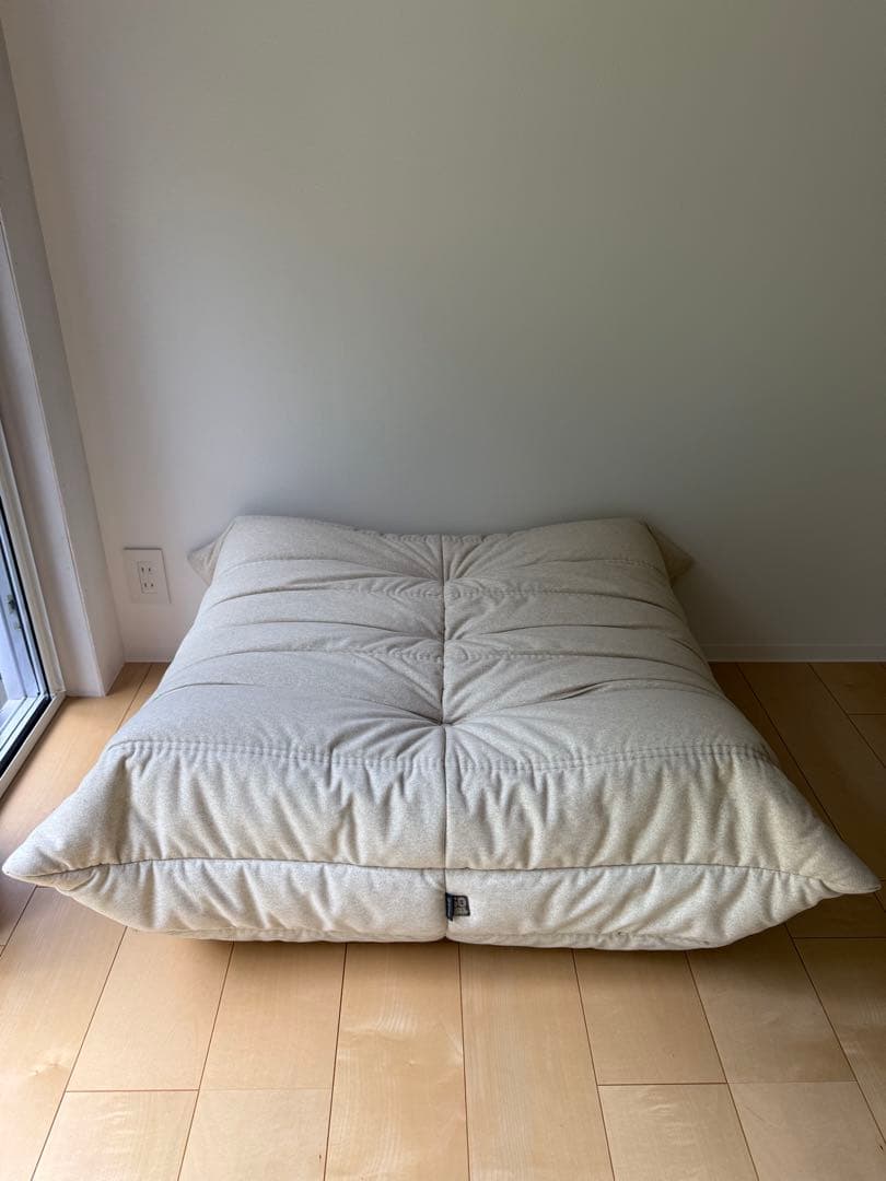 リーンロゼ 50周年限定　トーゴ パフ　アイボリー