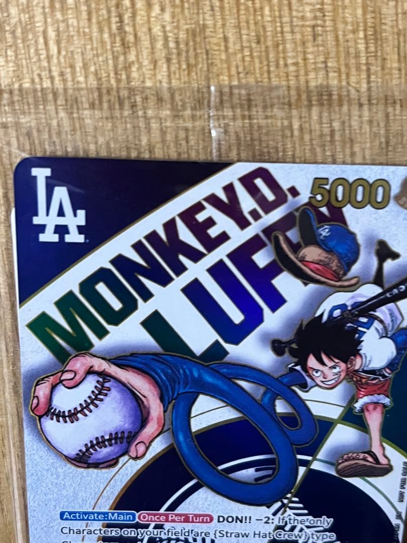 【未開封】ドジャース ルフィ 大谷翔平 ワンピース カード
