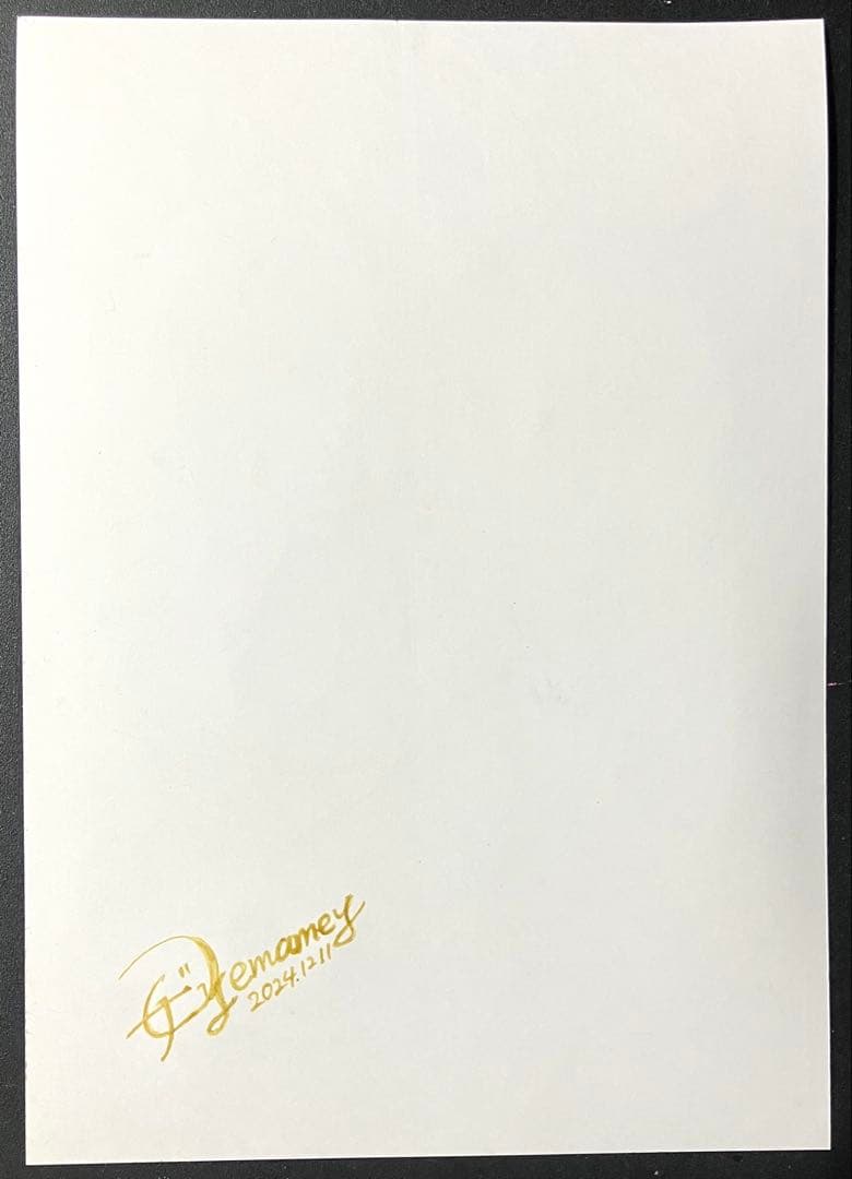 手描きイラスト　色鉛筆画　初音ミク