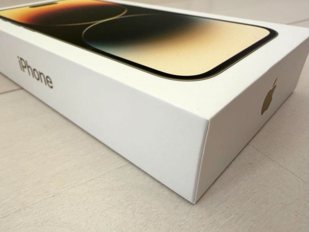 美品！iPhone14Pro 128GB ゴールド SIMフリー　箱・ケーブル付