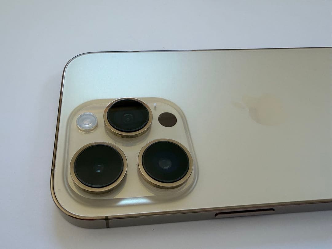 美品！iPhone14Pro 128GB ゴールド SIMフリー　箱・ケーブル付