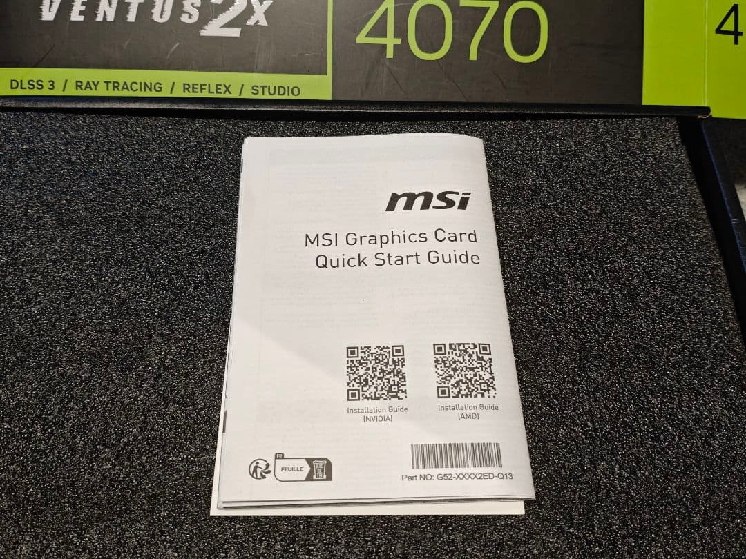 グラフィックボード・グラボ・ビデオカード MSI GeForce RTX 4070 Ventus 2X OC
