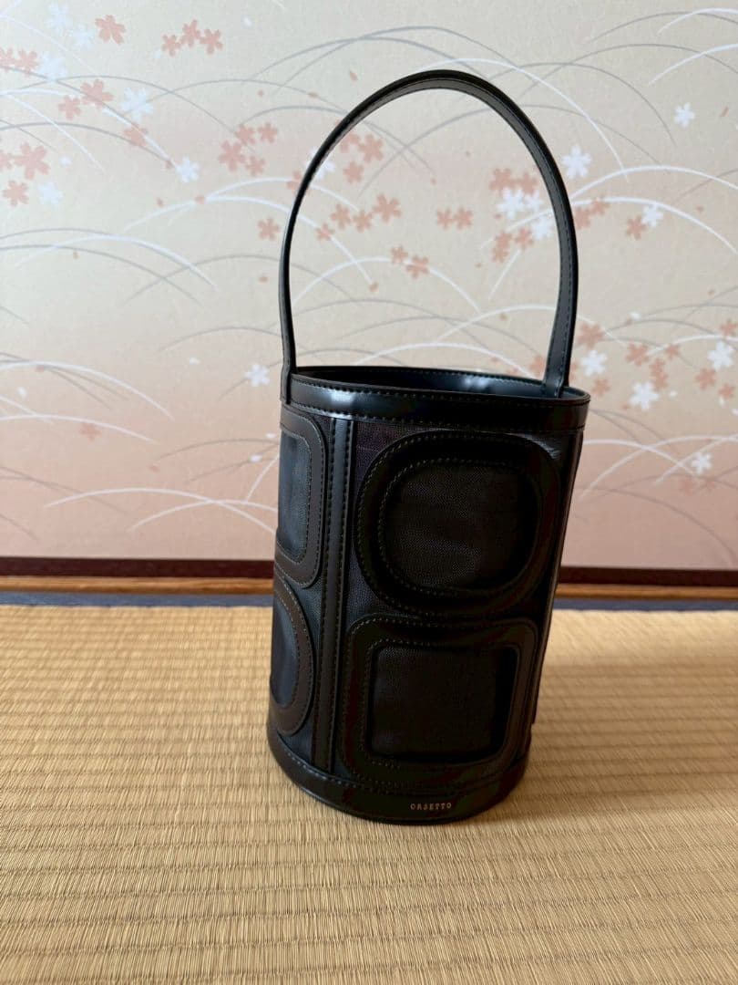 ポ*☆様 ORSETTO 黒 シアーバッグ　☆美品☆