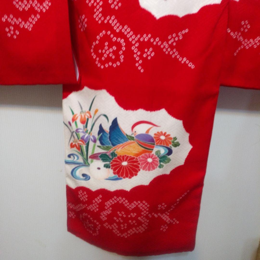 お宮参り着 祝い着 女の子 正絹 長襦袢付き No112