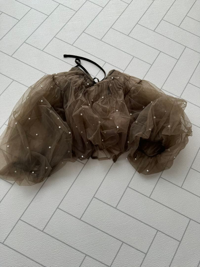 Leja パール付きボレロ　刺繍キャミワンピ　オケージョン　結婚式　お呼ばれ