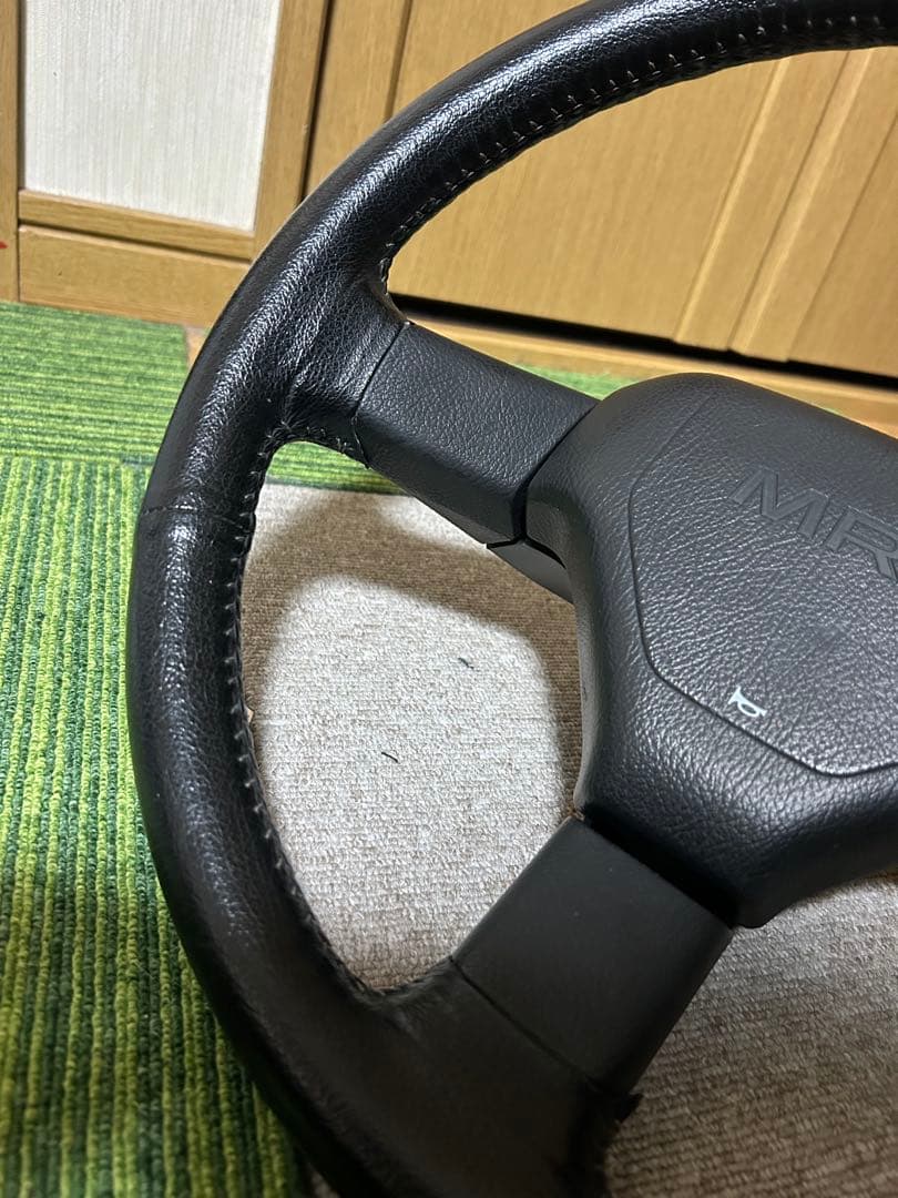 TOYOTA mr2 aw11 MR-2 純正レザー　ステアリング　極上品 美品