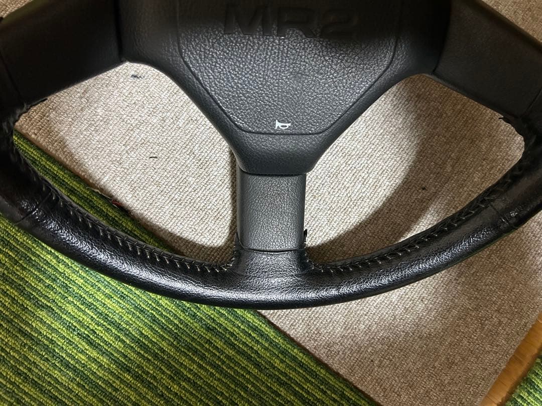 TOYOTA mr2 aw11 MR-2 純正レザー　ステアリング　極上品 美品