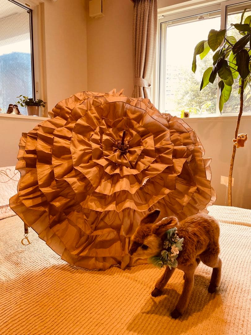 ❤️エレガントなフリルいっぱい★日傘 ★晴雨兼用★プリンセス★ゴージャス★ゴスロリ