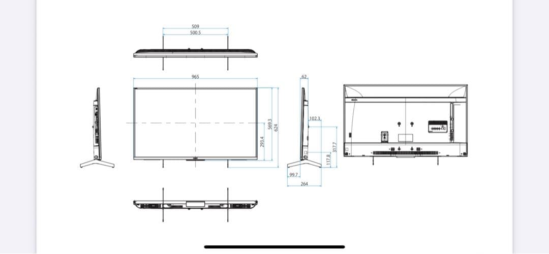 ⭐︎タイムセール⭐︎ SONY 43型 4K 液晶テレビ KJ-43X8500H