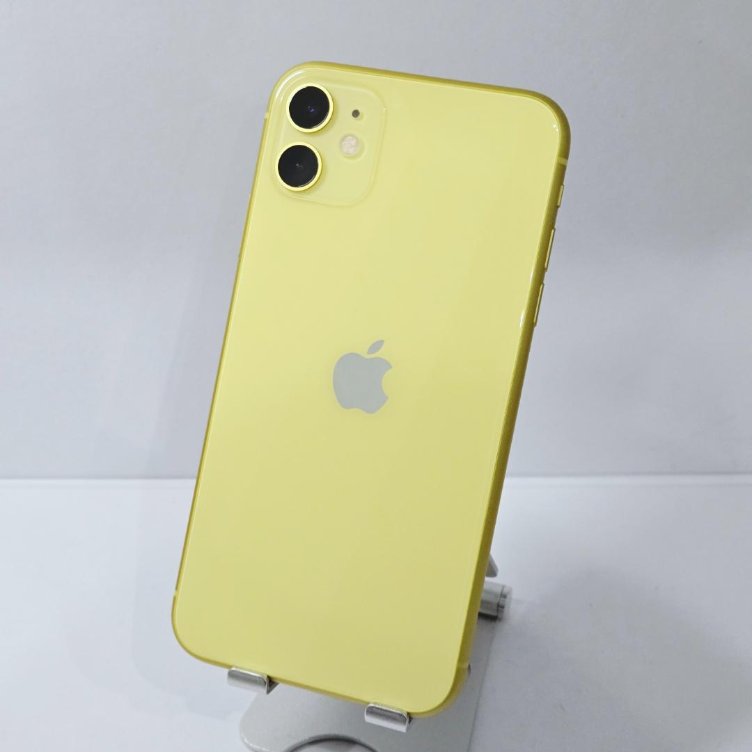 08 iPhone11 イエロー SIMフリー 極美品 バッテリー84%