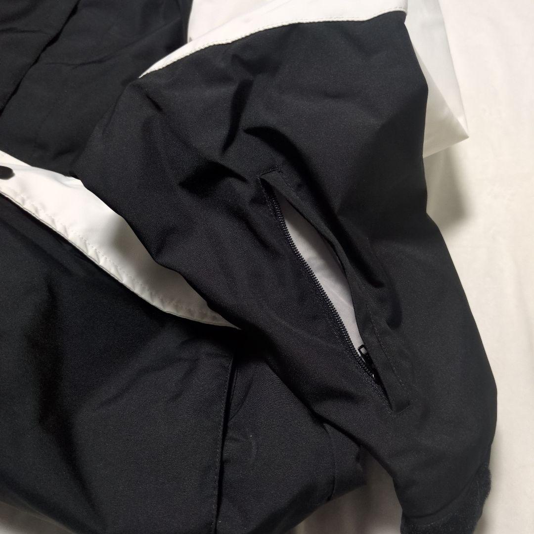 1回着 2024モデル kissmark スノボウェア 白 黒 L 上下セット