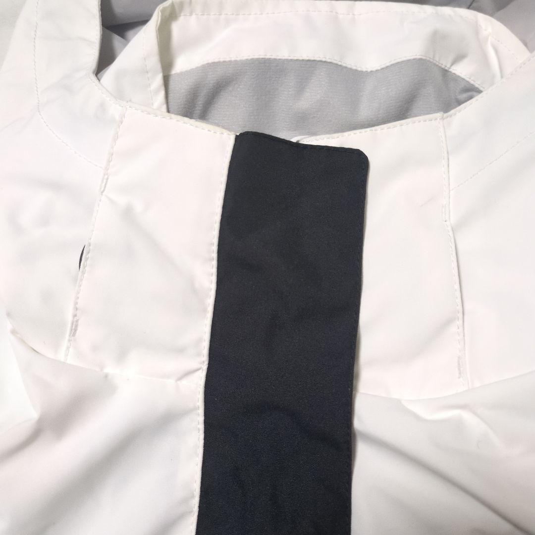 1回着 2024モデル kissmark スノボウェア 白 黒 L 上下セット