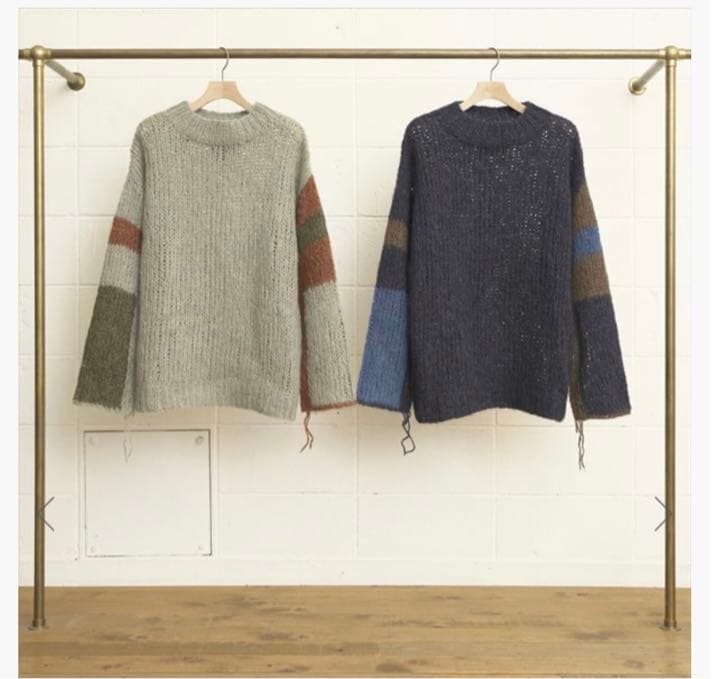G*a様 UNUSED US1321 Hand-Kniting Sweater