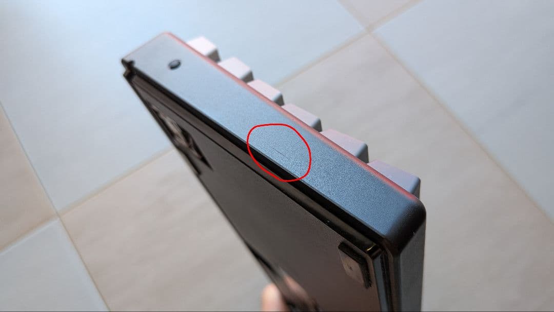 Niz micro82 RGB 無線モデル（キーキャップ交換済み）