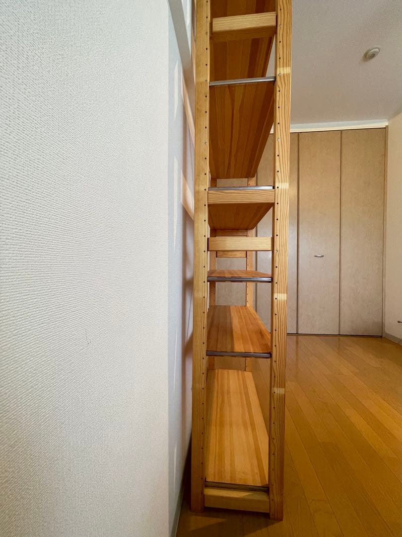 ikikukka 北欧パイン材　本棚　ユニットシェルフ