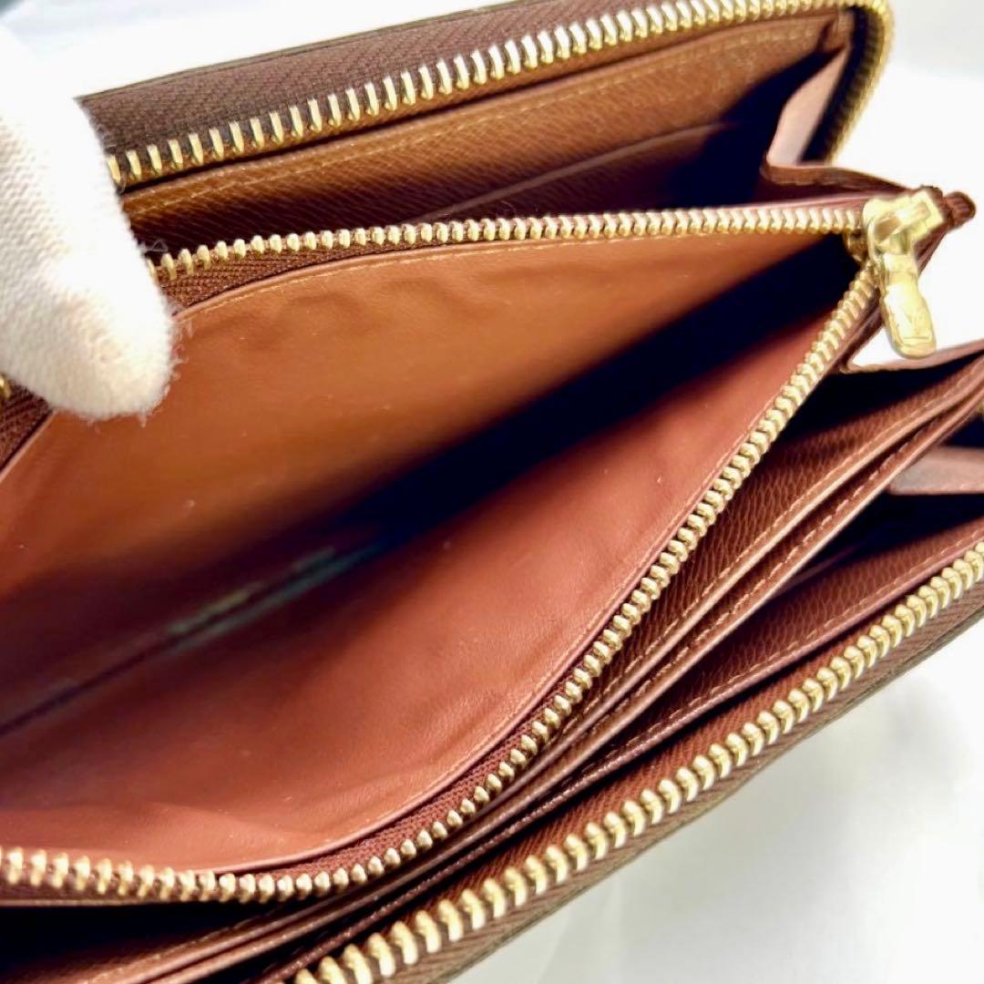 【美品】 ルイヴィトン モノグラム ジッピーウォレット M60017 長財布