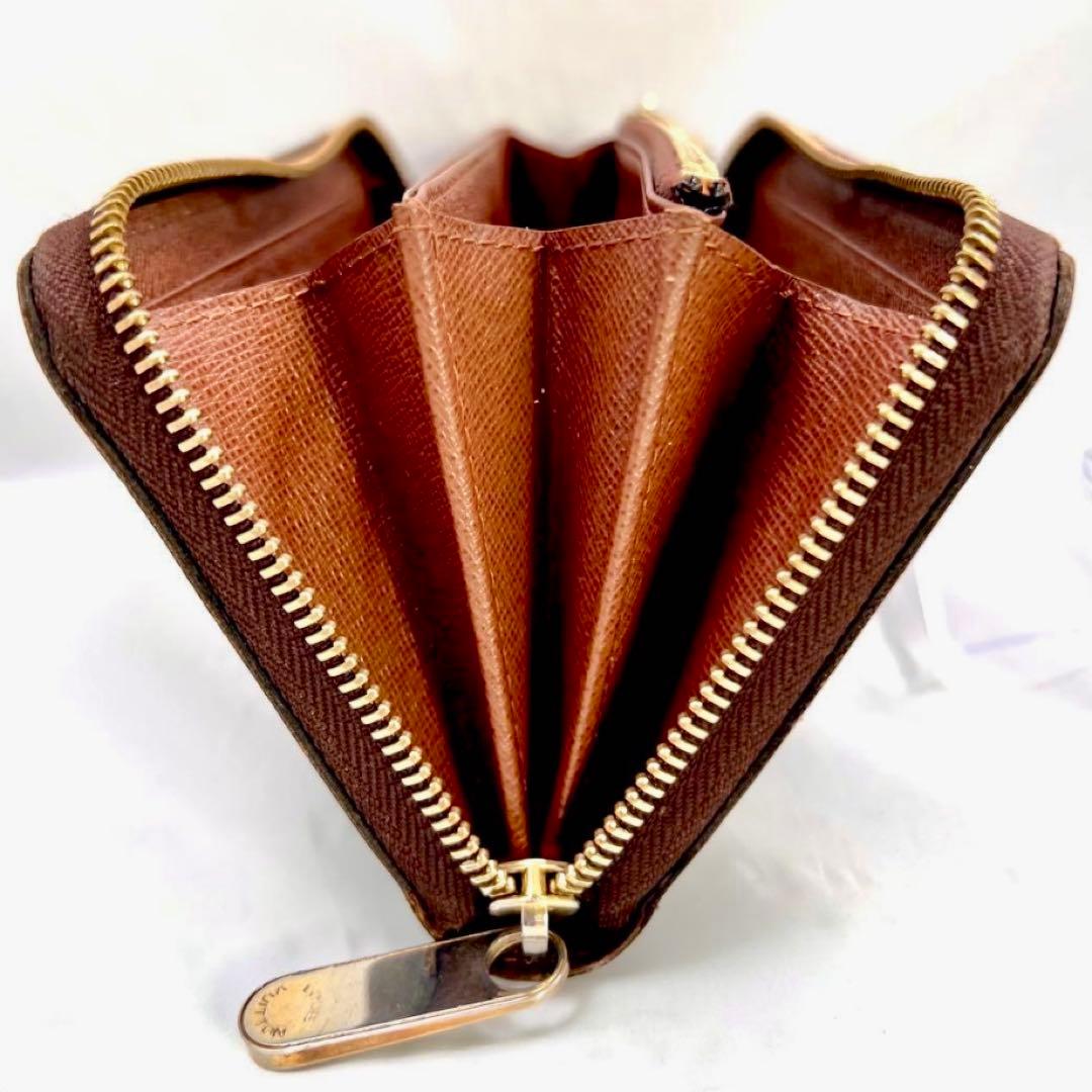 【美品】 ルイヴィトン モノグラム ジッピーウォレット M60017 長財布