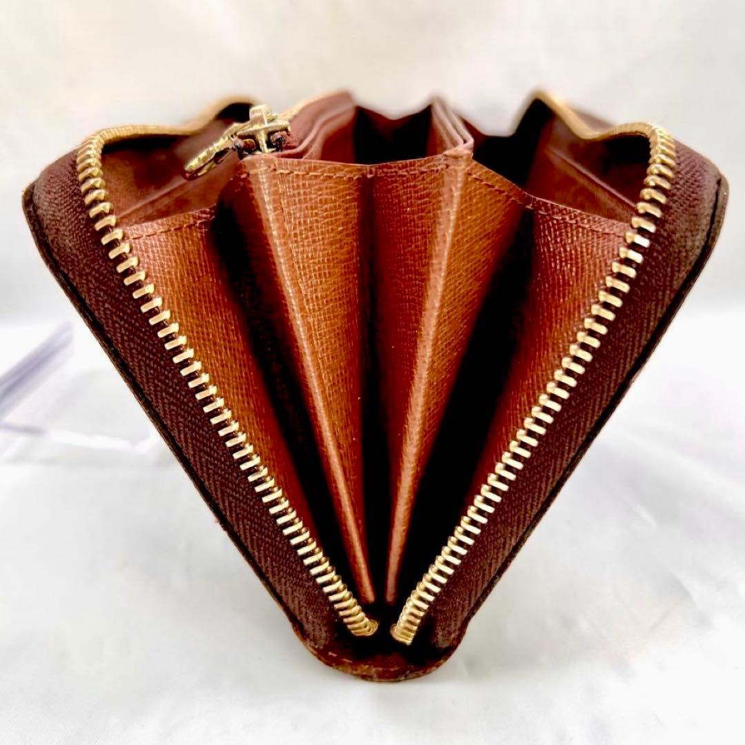 【美品】 ルイヴィトン モノグラム ジッピーウォレット M60017 長財布