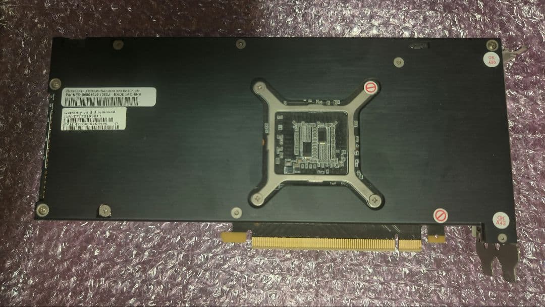 PALIT GTX 1060 JETSTREAM 6G 動作確認済み