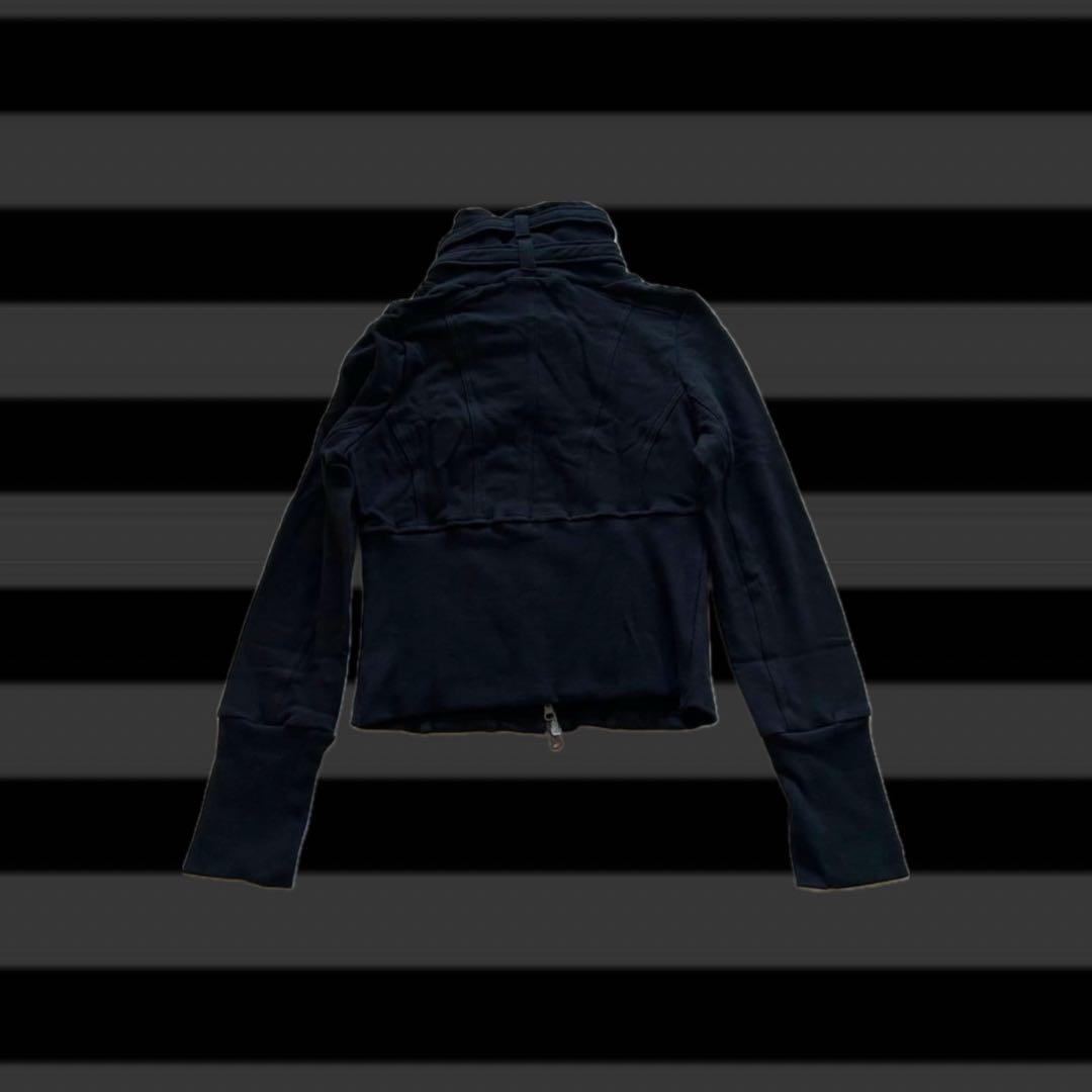 ブルゾン ジャケット 平成 ギミック フェイクレイヤード y2k ギャル 短丈