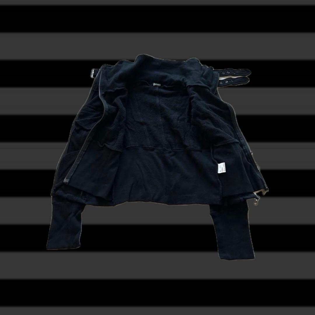 ブルゾン ジャケット 平成 ギミック フェイクレイヤード y2k ギャル 短丈