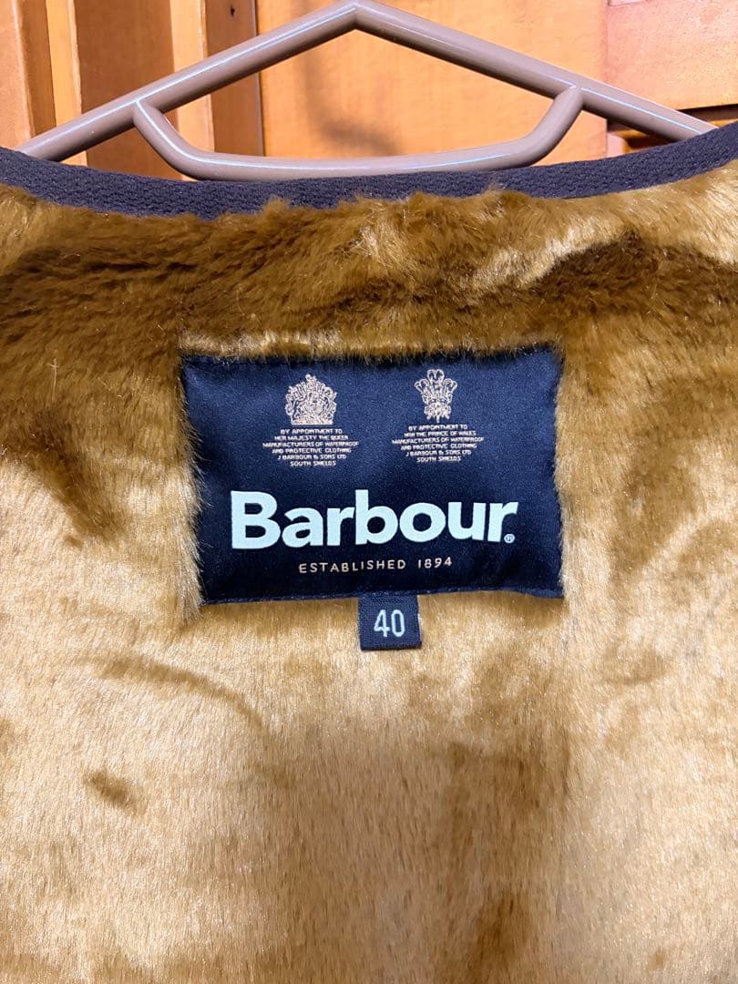 【新品未使用】Barbour バブアー　40 ファー ライナー ベスト　⭐︎