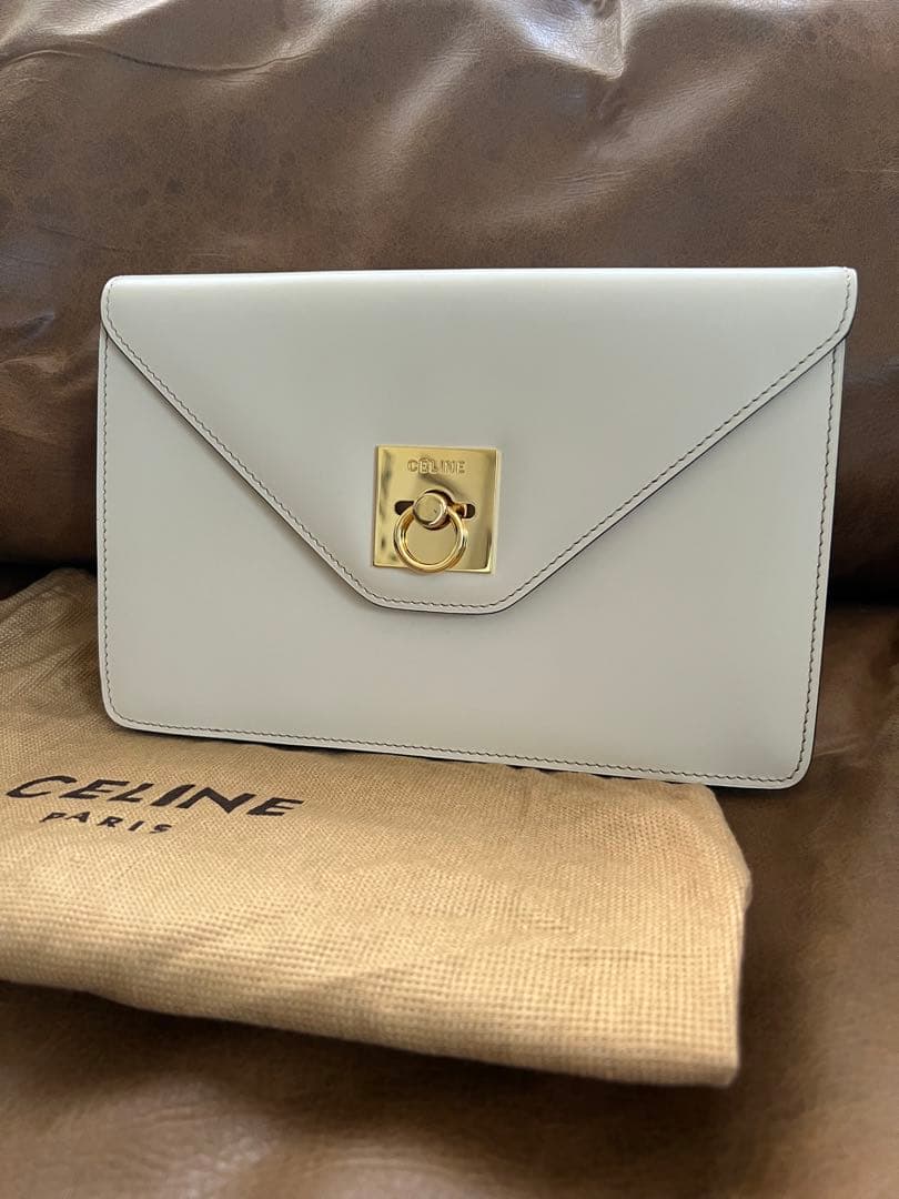 CELINE セリーヌ☆クラッチバッグ　ハンドバッグ☆新品同様品☆ヴィンテージ