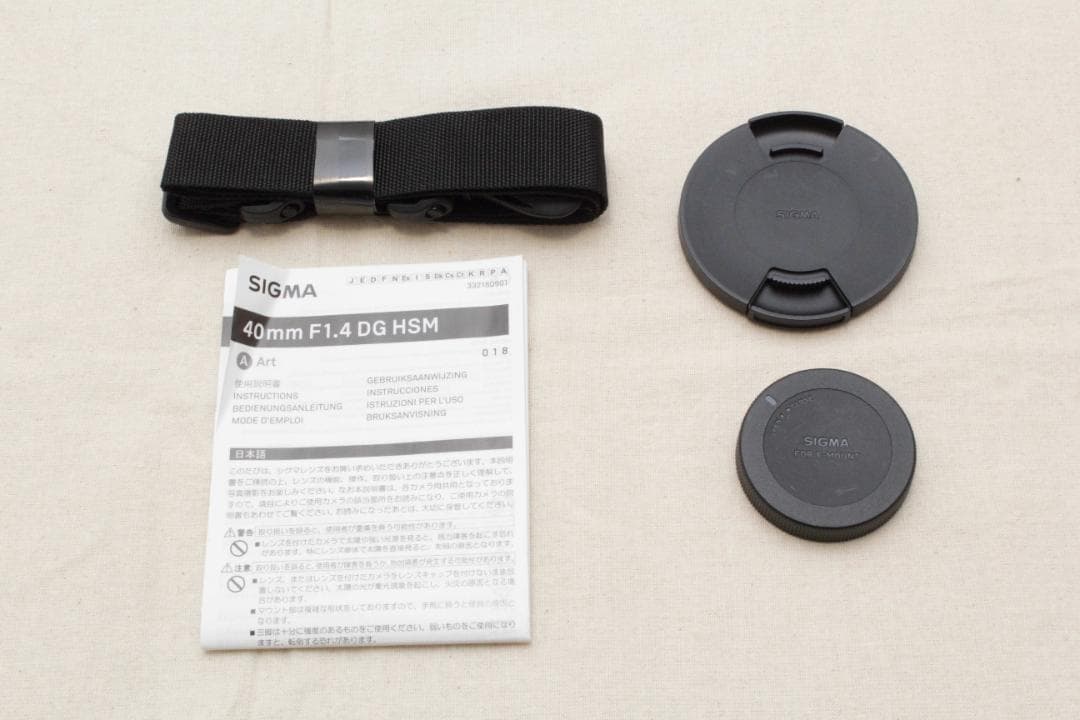 E！SIGMA 40mm F1.4 DG HSM Art　SONY用