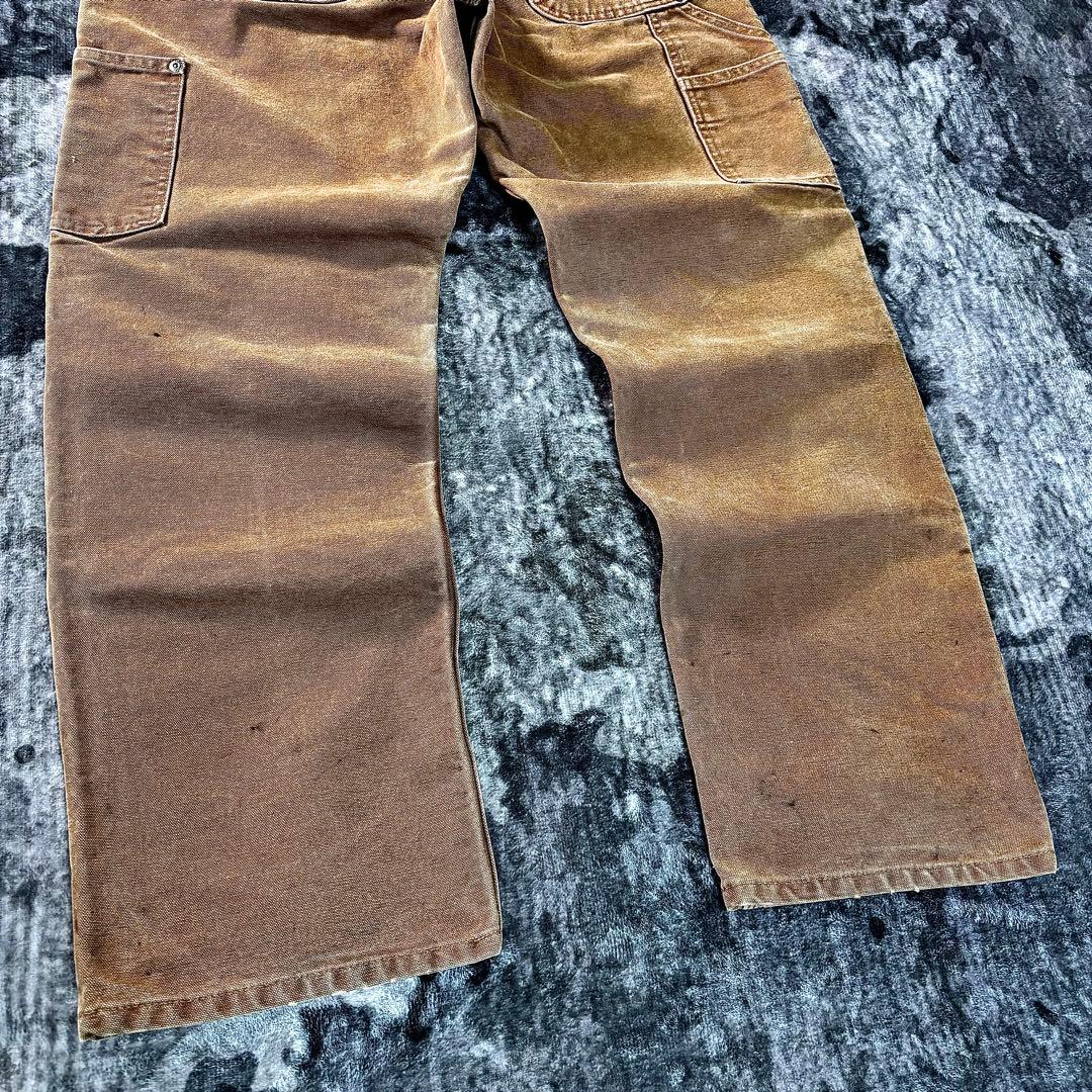 コメ欄セール！一点物 雰囲気系 フェードブラウン W38 極太ワーク