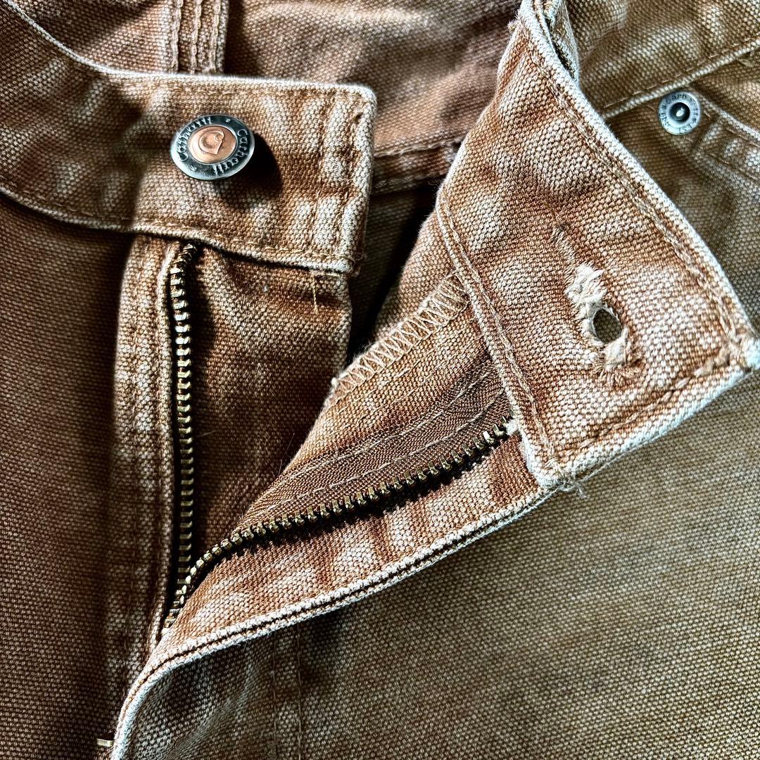 コメ欄セール！一点物 雰囲気系 フェードブラウン W38 極太ワーク