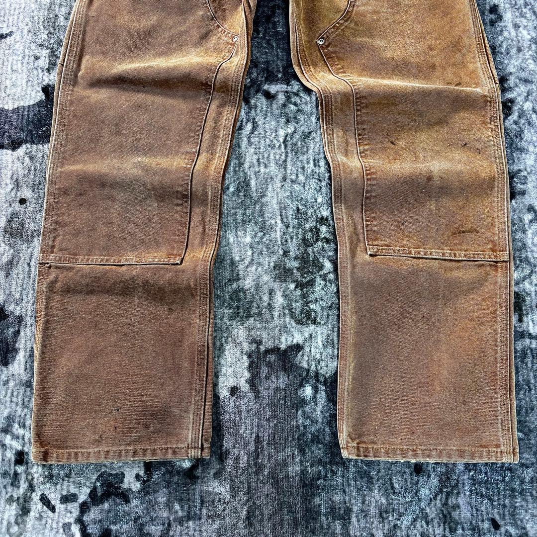 コメ欄セール！一点物 雰囲気系 フェードブラウン W38 極太ワーク