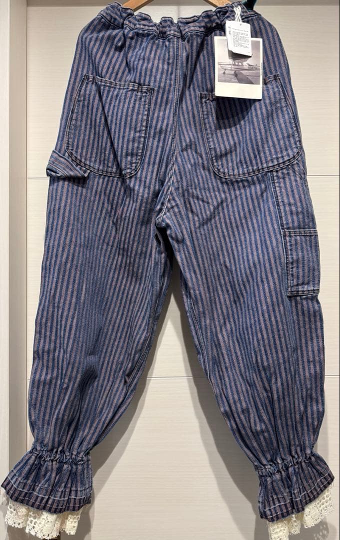 ゴートゥーハリウッド　インディゴアンティークヒッコリーパンツ