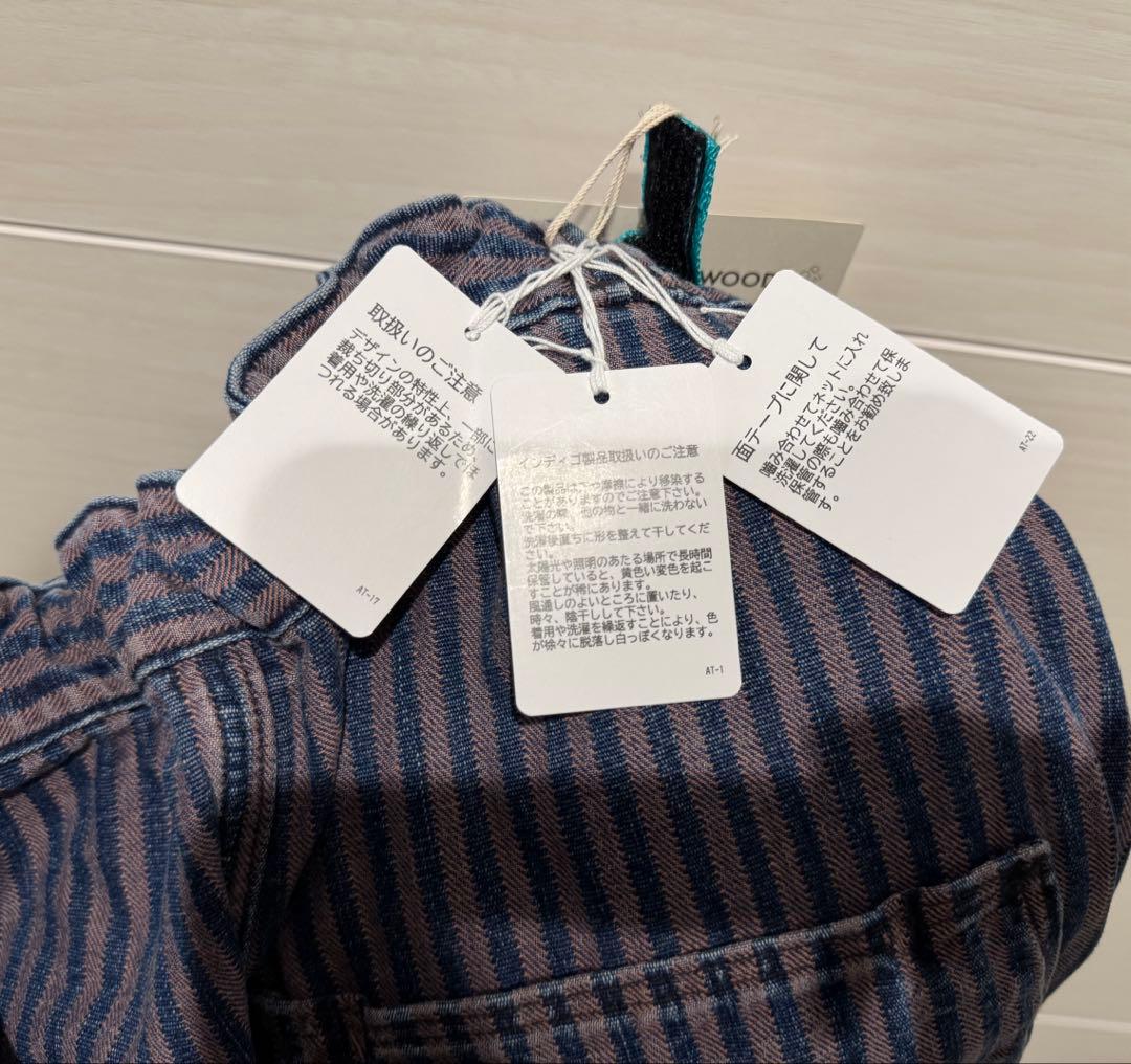 ゴートゥーハリウッド　インディゴアンティークヒッコリーパンツ