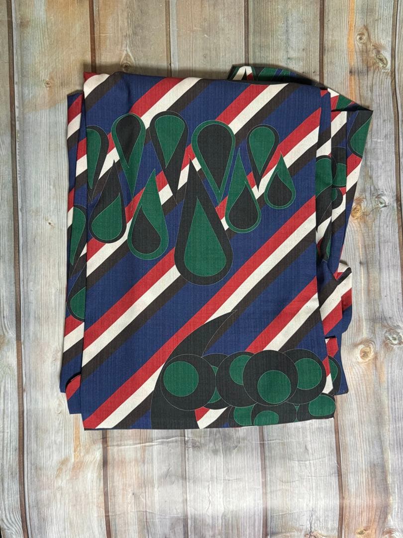 モダン着物小物梅屋　セオアルファ　ポリエステル　浴衣　夜空　Lサイズ