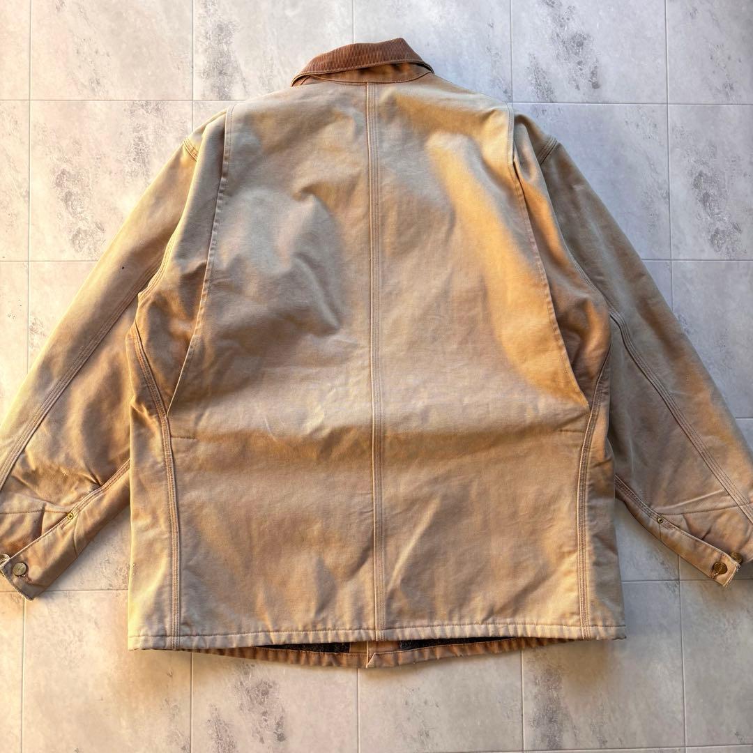 【BORO】カーハート チョアコート USA製 フェード ダメージ ビンテージ