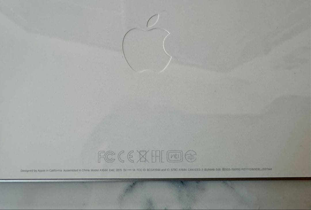 1月末値下げApple純正Magic Keyboard A1644、日本語JIS