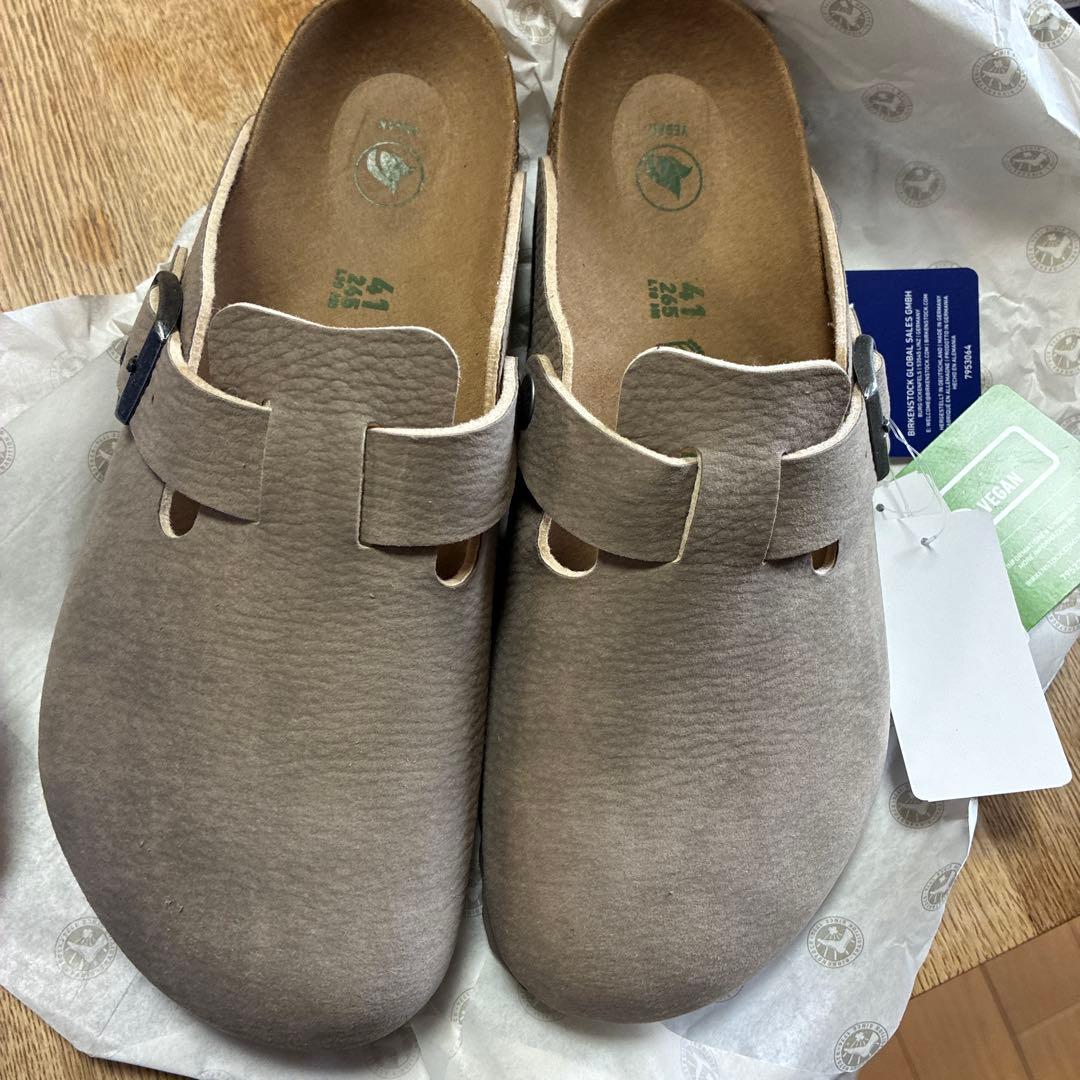 BIRKENSTOCK ボストン　41 26.5 デザートダストグレー