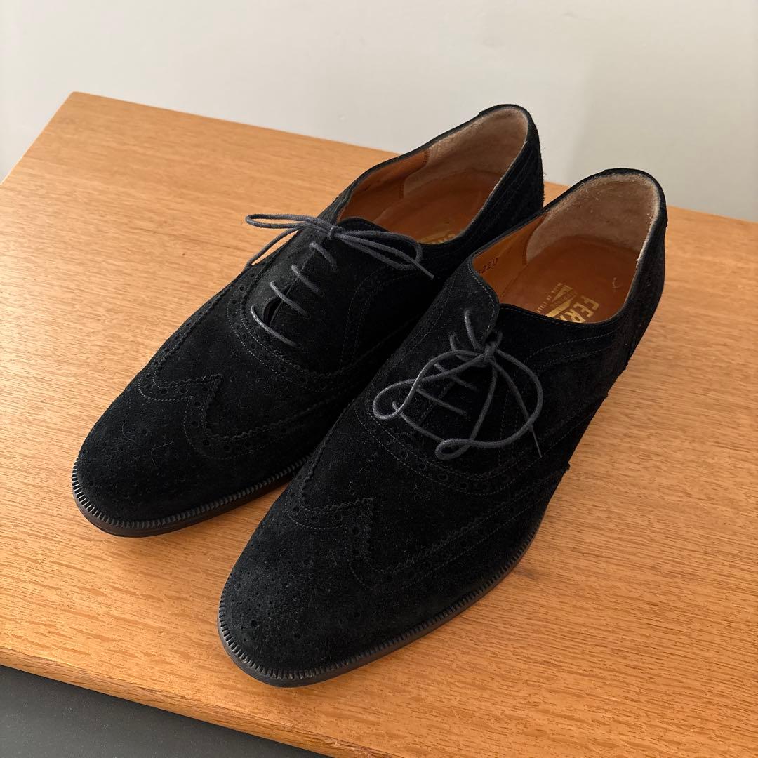 Salvatore Ferragamoフェラガモ ドレスシューズ　スエード　革靴