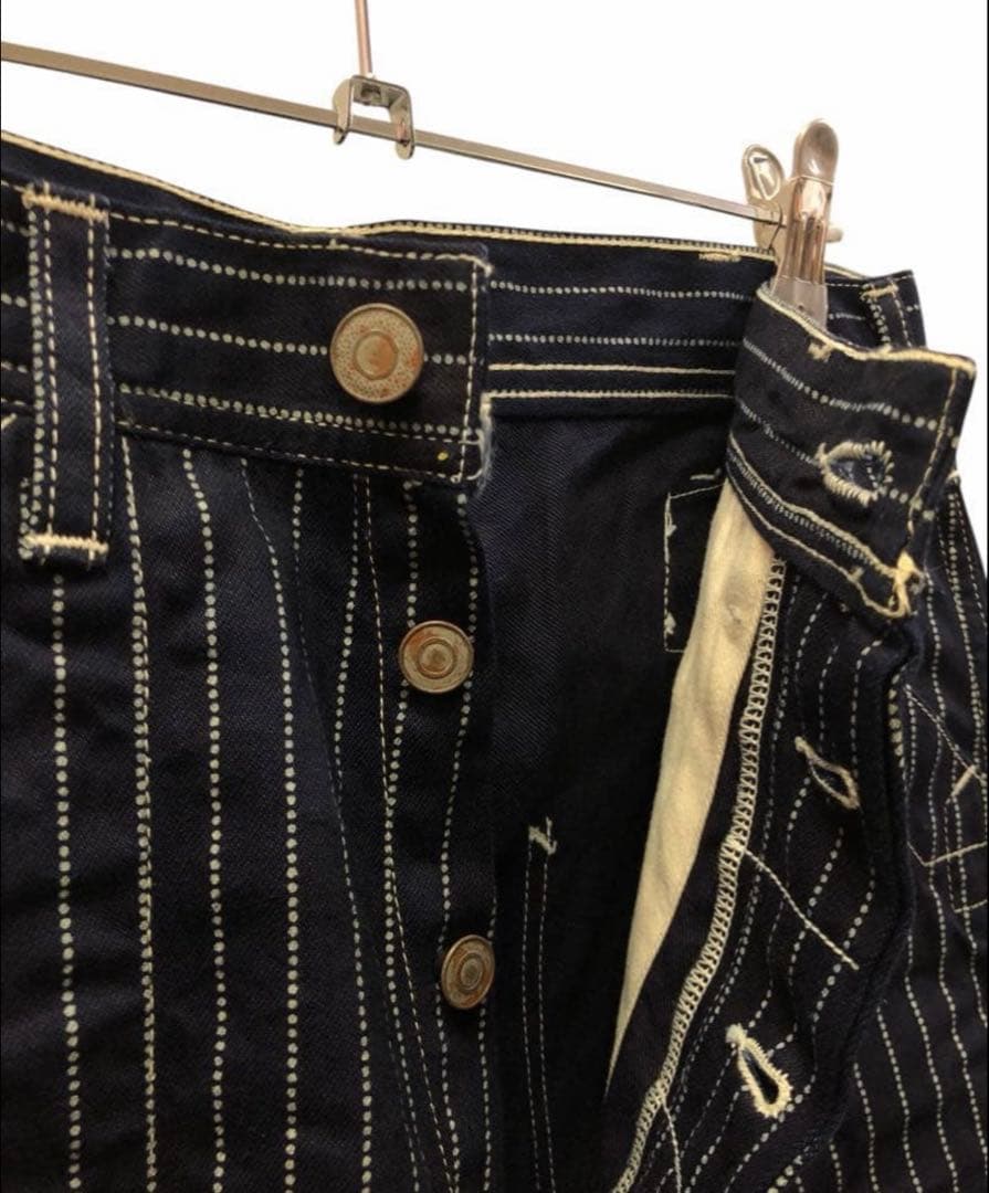 SUGAR CANE ウォバッシュ ストライプ ワークパンツ SC40786