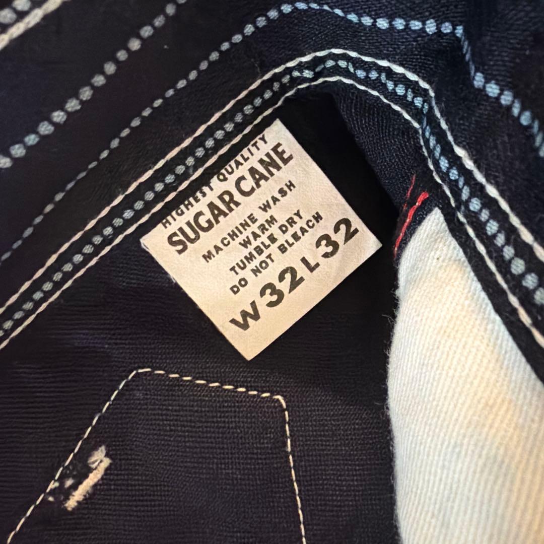 SUGAR CANE ウォバッシュ ストライプ ワークパンツ SC40786