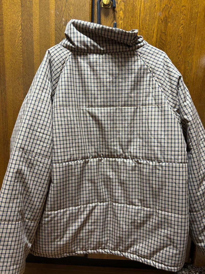 Kastane チェック柄リバーシブル中綿アウター Mサイズ