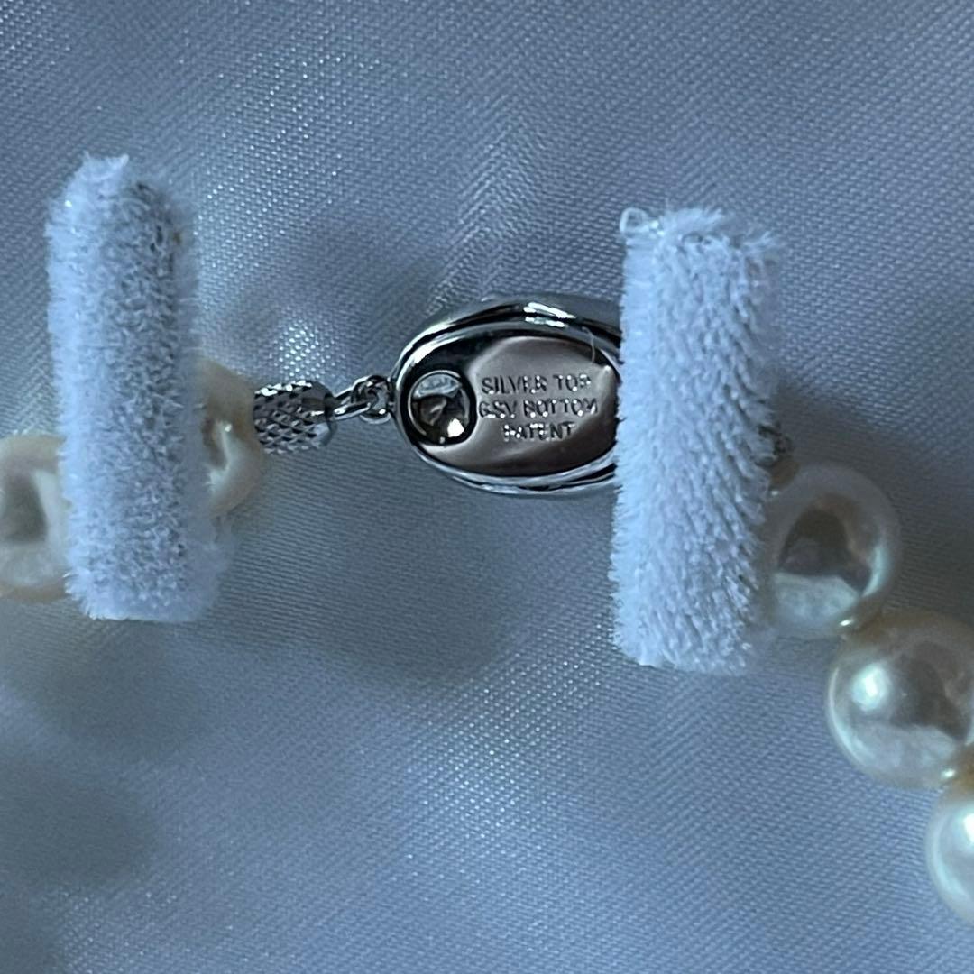 SILVER 刻印 パール ネックレス×イヤリング セット 箱付き 高島屋 新品