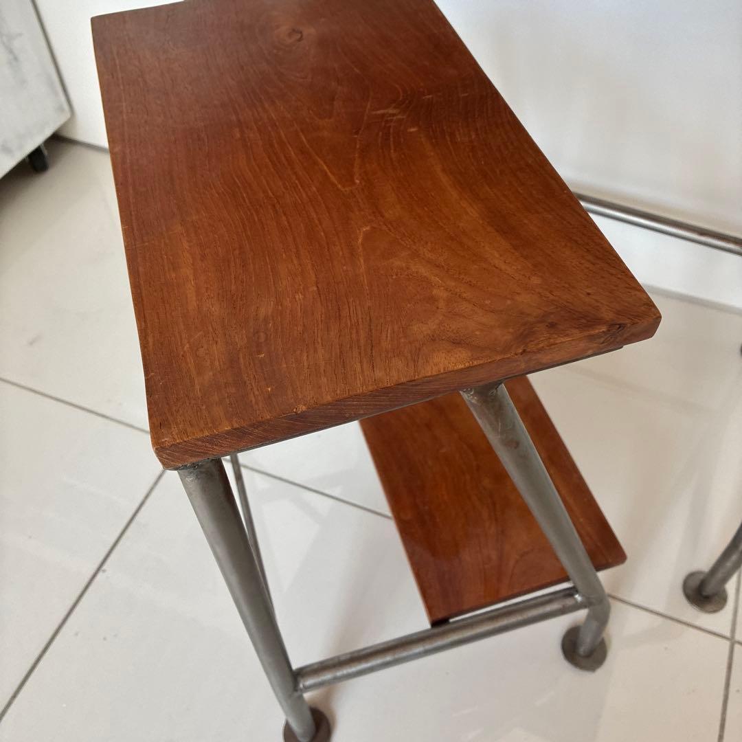 チーク材 無垢材 ヴィンテージデスク / 作業台 / コンソールテーブル